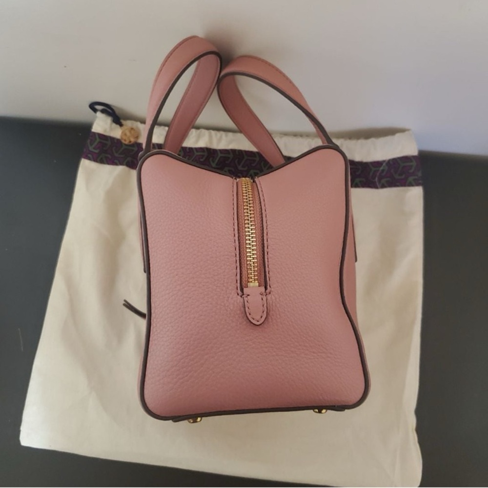 Tory Burch Kira Pebbled Small Satchel - Picture 4 of 11